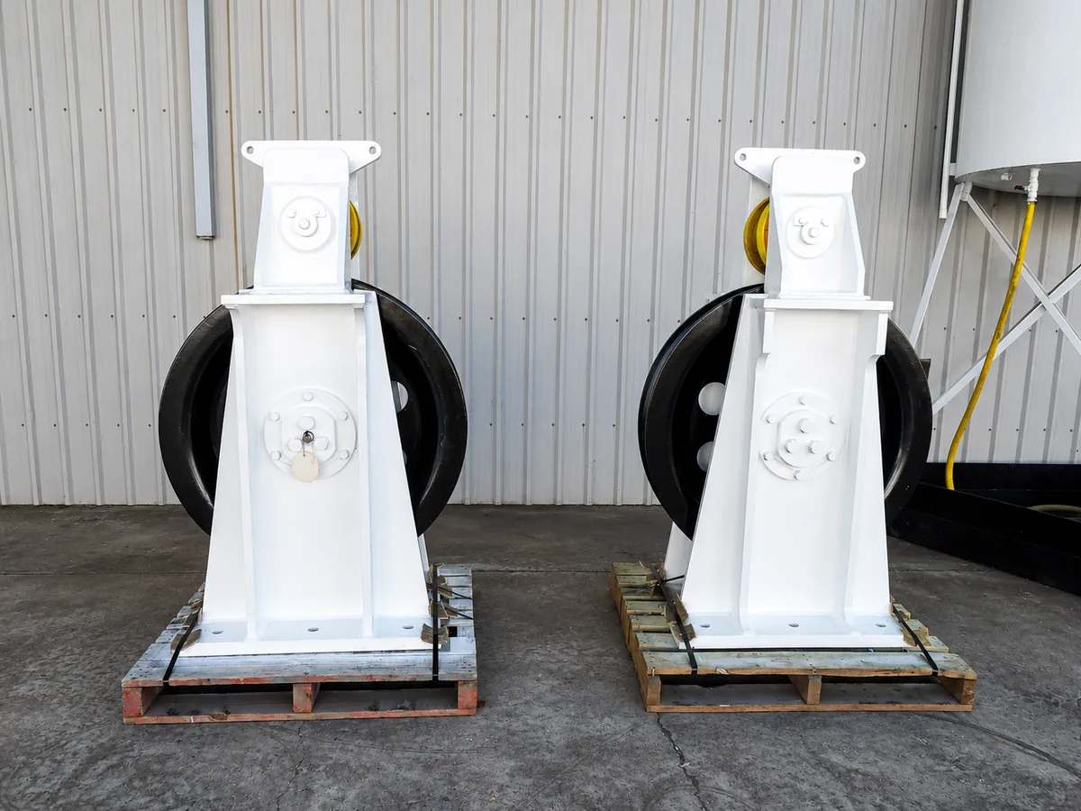 Dragline Boom Hold Down Reeler Assembly Refurbishment